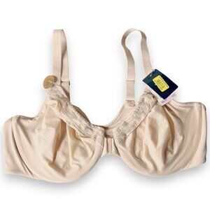 Wacoal Perfect Primer Underwire 855313 Sand Beige Womens Bra 42D NWT Front Close
